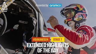 Extended highlights of Stage 7 presented by Aramco  Dakar2024 [upl. by Joshia]