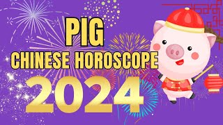 Pig Chinese Horoscope 2024 Predictions  Ziggy Natural [upl. by Ludwog]