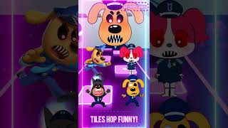 SHERIFF LABRADOR EXE vs DOBIE EXE vs SHERIFF PAPILLON EXE x Coffin Dance  Tiles Hop tileshop [upl. by Sutelc]