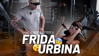 Entrenando PIERNA con mi ESPOSA casi vomito  ft Frida Urbina [upl. by Gasser936]