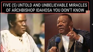 Five 5 Untold Miracle Of Archbishop Benson Idahosa You Never Know 🫣🫣 [upl. by Ahsein]