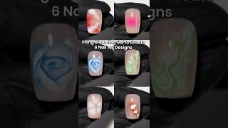 🖌️Using Blooming Gel to Create 6 Nail Art Designs💅 [upl. by Tham]