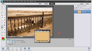 Photoshop Elements Tutorial 06 How To Make a Sepia Photo [upl. by Culbert]