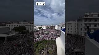 Thousands show solidarity with Gaza in Moroccan capital  palestine gaza [upl. by Dacia]