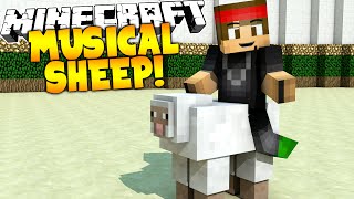 Minecraft Minigame Plugin MUSICAL SHEEP with music [upl. by Massimo826]