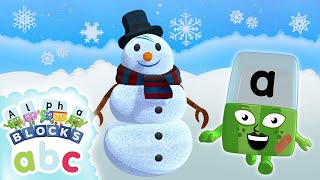 officialalphablocks Winter is Coming 🎄 ❄️ ⛄️  Winter  Phonics [upl. by Gahl]