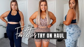 Fabletics Try On Haul  Plus Size Activewear Honest Review  Louise Henry [upl. by Blunk]