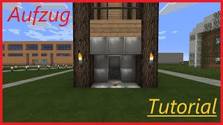 Minecraft Aufzug bauen  Tutorial [upl. by Eiramyma492]