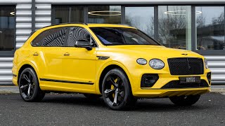 2022 Bentley Bentayga 30 V6 Hybrid  Monaco Yellow  Walkaround 4K [upl. by Aeresed]