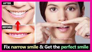 2 steps How to fix narrow smile and make smile wider  Get the perfect smile  smile exercises [upl. by Pedro]