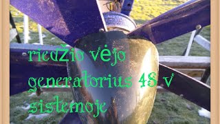 riedžio vėjo generatorius 48 v sistemoje [upl. by Nette]