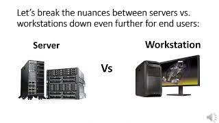 Understanding a server vs workstation [upl. by Ebenezer]