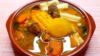 SANCOCHO VENEZOLANO sopa de carne y verduras EXQUISITO y SALUDABLE  De Todito Cook [upl. by Lein]