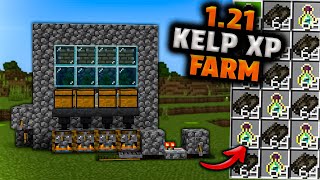 Simple 121 Kelp XP Farm in Minecraft Bedrock MCPEXboxPSSwitchPC‏ [upl. by Mcnutt589]