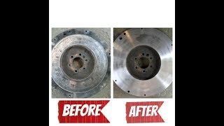 How To Smooth FlyWheel  Restoration  DIY  HOMEMADE [upl. by Crispen807]