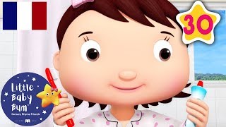 Voici comment on brosse ses dents  Comptines  Little Baby Bum en Français  Chansons Pour Bébé [upl. by Ueik]