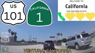 Santa Monica California to Pismo Beach California 4x Fast Timelapse Compilation [upl. by Winnie419]