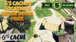 Gs Cache Locations Little Seoul Park  GTA Online Gs Cache locations guide [upl. by Nelag262]