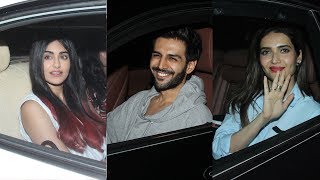 Bank Chor Movie Special Screening Hosted By YRF  Adah Sharma Karishma Tanna Kartik Aaryan [upl. by Medlin]