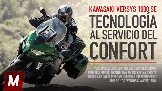 Kawasaki Versys 1000 SE  Prueba y opinión en la Crom Ride 2021 [upl. by Homans]