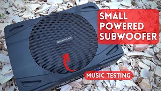 Rockville SS8P The Best Low Profile Powered Subwoofer for the Money  Review and Music Test [upl. by Joscelin619]