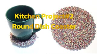 EP 30 How to Knit a round Coaster on a Circular Knitting Machine in less than 15 minutes [upl. by Nedearb977]