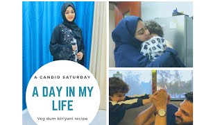 ഒരു സന്തോഷം പറയാനുണ്ടേ• A day in my life • veg dum biriyani recipe • jumairah boutique abaya review [upl. by Burhans]