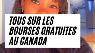 TOUS SUR LES BOURSES GRATUITES au CANADA [upl. by Missy]