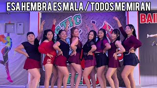 Esa hembra es mala  todos me miran  Coreografia Catty Solano [upl. by Meyeroff]