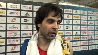 Milos Teodosic i Dimitris Itudis za SK posle plasmana u finale [upl. by Lizzy64]