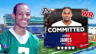 I Put LeBron James in College Football 25  Road to Glory Ep 1 [upl. by Mages138]