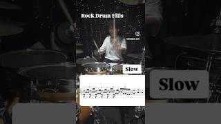 🔥🥁Rock Drum fills🥁🔥 No4 Drum Tap rockdrummer rockdrumming metal teachdrums teaching no4 [upl. by Iliram]