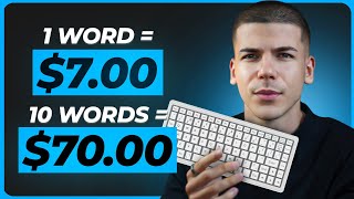 Get 700 Per Word You Type Make Money Online [upl. by Aihsenor]