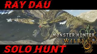 Rey Dau full solo fight in Monster Hunter Wilds Beta  Monster Hunter Wilds Beta [upl. by Lias601]