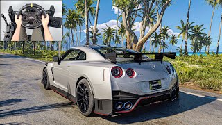 Nissan GTR R35 Nismo  The Crew Motorfest  Steering Wheel Gameplay [upl. by Jonell397]