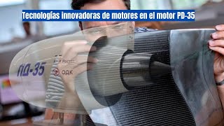 Motor PD35 ruso  Palas de polímero e impresión 3D [upl. by Aicylla]