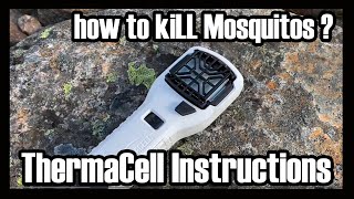 THERMACELL Mosquito device How to change MATS [upl. by Grim]