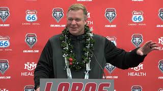 Postgame Presser vs Washington State  Bronco Mendenhall 111624 [upl. by Tandi178]