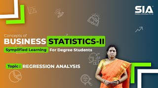 REGRESSION ANALYSIS II BUSINESS STATISTICS 2 II SIA PUBLISHERS siapublishers businessstatistics [upl. by Tenrag224]