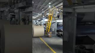 corrugated cardboard making machineautomatic 5 ply corrugated cardboard production line 2022 [upl. by Yeo]