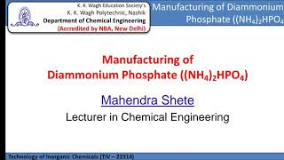 Manufacturing of Ammonium Phosphate MAP amp DAP [upl. by Ferrell]