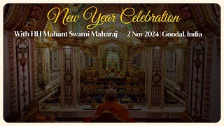 New Year Celebration Guruhari Darshan 2 Nov 2024 Gondal India [upl. by Haek]