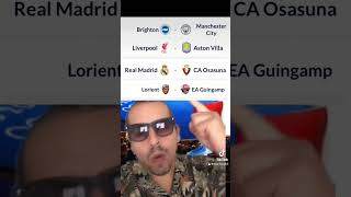 Pronostic foot 5 matchs foryourpage fypyoutube fyp [upl. by Sandy]