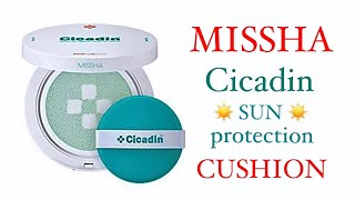 MISSHA Cicadin Mega Sun Protection Cushion 25 g SPF50PA [upl. by Liryc]