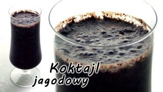 Koktajl jagodowy  smaczneprzepisypl [upl. by Modla]