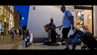 Imad Fares  spanish guitar street performer  Kraków 2023 [upl. by Laughlin]