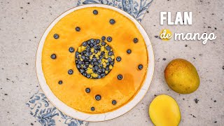 Cómo hacer flan de mango receta sencilla y deliciosa  Recetas de flanes caseros  Cocina Vital [upl. by Ettenirt426]