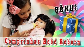 BÔNUS Comprinhas Bebê Reborn  Presente de Natal com Sarinha [upl. by Boeke571]