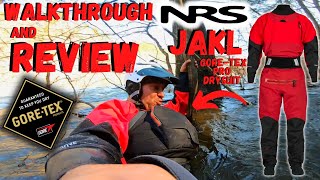 NRS Jakl GoreTex Pro Drysuit quotDetailed WalkthroughReviewquot [upl. by Aeirdna]