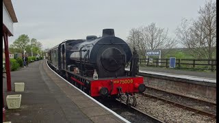 75008 quotSwiftsurequot in action on the Kent amp East Sussex Railway 06042024 [upl. by Huesman925]